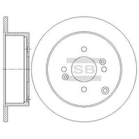 HiQ Rear Brake Rotors Set SD1080