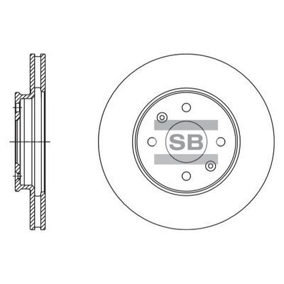 HiQ Front Brake Rotors Set SD1110