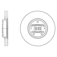 HiQ Front Brake Rotors Set SD1069