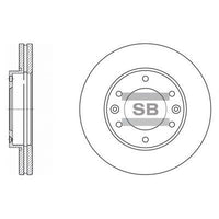 HiQ Front Brake Rotors Set SD1031