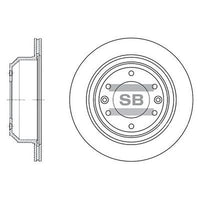 HiQ Rear Brake Rotors Set SD1032