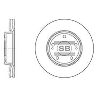 HiQ Front Brake Rotors Set SD1048