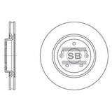 HiQ Front Brake Rotors Set SD1070