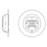 HiQ Rear Brake Rotors Set SD1072