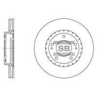 HiQ Front Brake Rotors Set SD1071