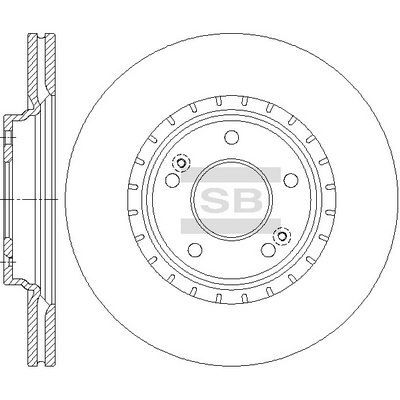 HiQ Front Brake Rotors Set SD1146