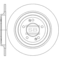 HiQ Rear Brake Rotors Set SD1152