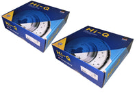 HiQ Rear Brake Rotors Set SD2076