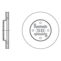HiQ Front Brake Rotors Set SD4113