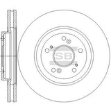 HiQ Front Brake Rotors Set SD4133