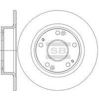 HiQ Rear Brake Rotors Set SD4139