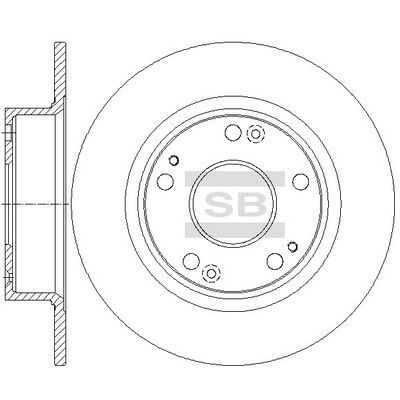 HiQ Rear Brake Rotors Set SD4139