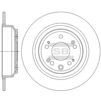 HiQ Rear Brake Rotors Set SD4117