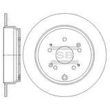 HiQ Rear Brake Rotors Set SD4119