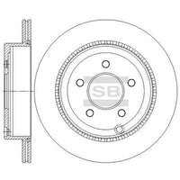 HiQ Rear Brake Rotors Set SD5323