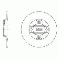 HiQ Rear Brake Rotors Set SD4403