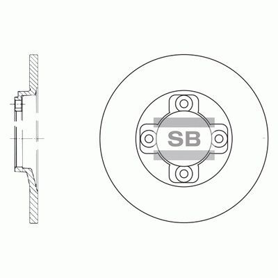 HiQ Rear Brake Rotors Set SD4403