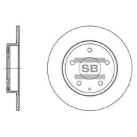 HiQ Rear Brake Rotors Set SD4422