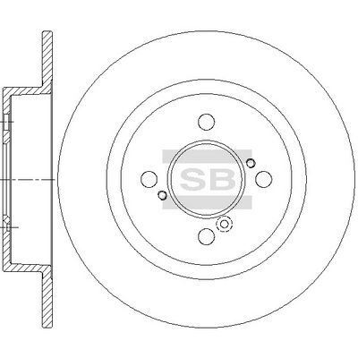 HiQ Rear Brake Rotors Set SD4814