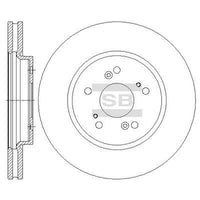 HiQ Front Brake Rotors Set SD4122