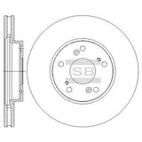 HiQ Rear Brake Rotors Set SD4116
