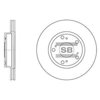 HiQ Front Brake Rotors Set SD4102