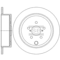 HiQ Rear Brake Rotors Set SD4706