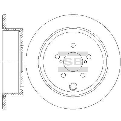 HiQ Rear Brake Rotors Set SD4706