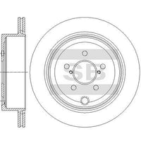 HiQ Rear Brake Rotors Set SD4965