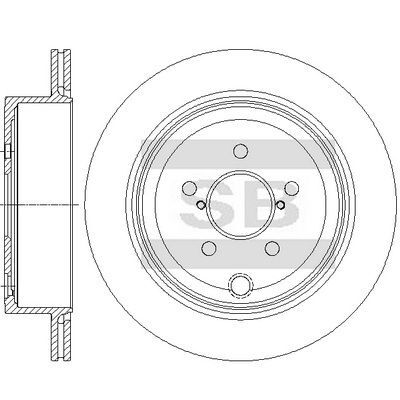 HiQ Rear Brake Rotors Set SD4965