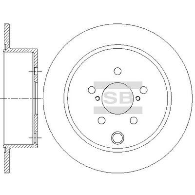 HiQ Rear Brake Rotors Set SD4708