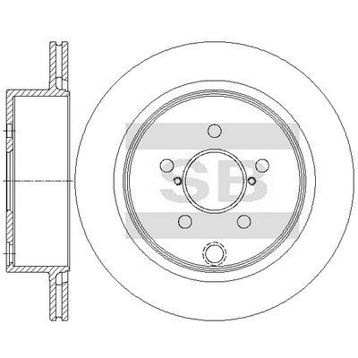 HiQ Rear Brake Rotors Set SD4716