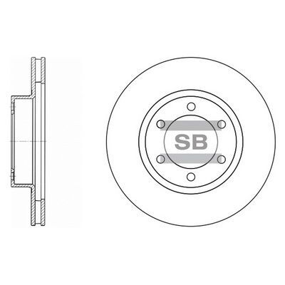 HiQ Front Brake Rotors Set SD4004