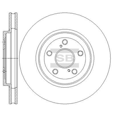 HiQ Front Brake Rotors Set SD4033