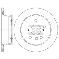 HiQ Rear Brake Rotors Set SD4051
