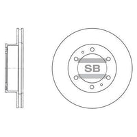 HiQ Front Brake Rotors Set SD4011