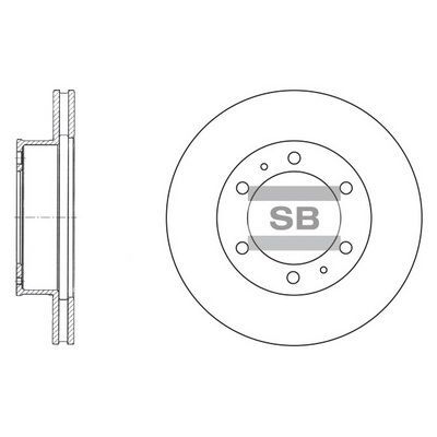 HiQ Front Brake Rotors Set SD4011