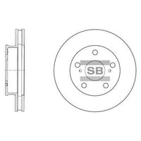 HiQ Front Brake Rotors Set SD4007