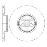 HiQ Front Brake Rotors Set SD4068