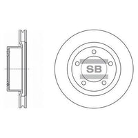 HiQ Front Brake Rotors Set SD4017