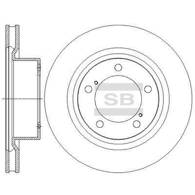 HiQ Front Brake Rotors Set SD4062