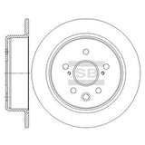 HiQ Rear Brake Rotors Set SD4688