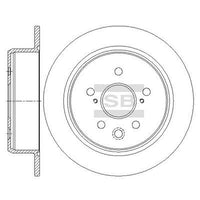 HiQ Rear Brake Rotors Set SD4688