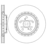 HiQ Front Brake Rotors Set SD4034