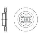 HiQ Front Brake Rotors Set SD4090