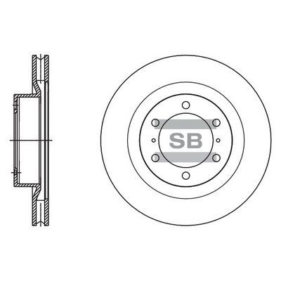 HiQ Front Brake Rotors Set SD4090