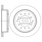 HiQ Rear Brake Rotors Set SD4027