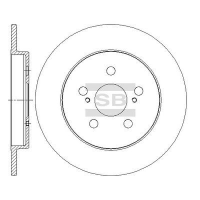 HiQ Rear Brake Rotors Set SD4060