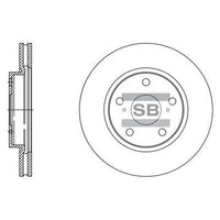HiQ Front Brake Rotors Set SD4093