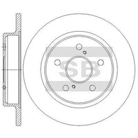 HiQ Rear Brake Rotors Set SD4908
